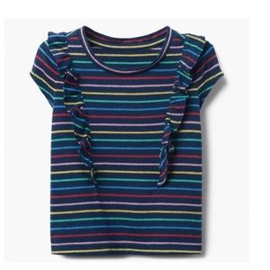 Gymboree Shirt with ruffles & matching headband